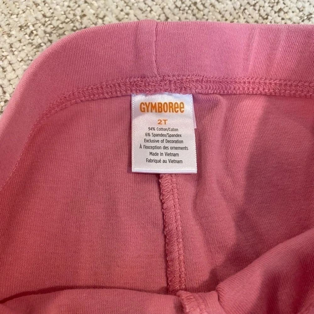 3/$15 SALE 2T Girls Old Navy Dad Heart Shirt & Gymboree Pink Bear Leggings - Picture 2 of 4